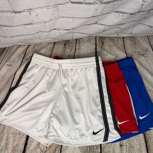 Nike Men's Athletic Shorts Set - White, Red, Blue